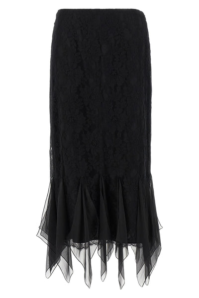 lace midi skirt