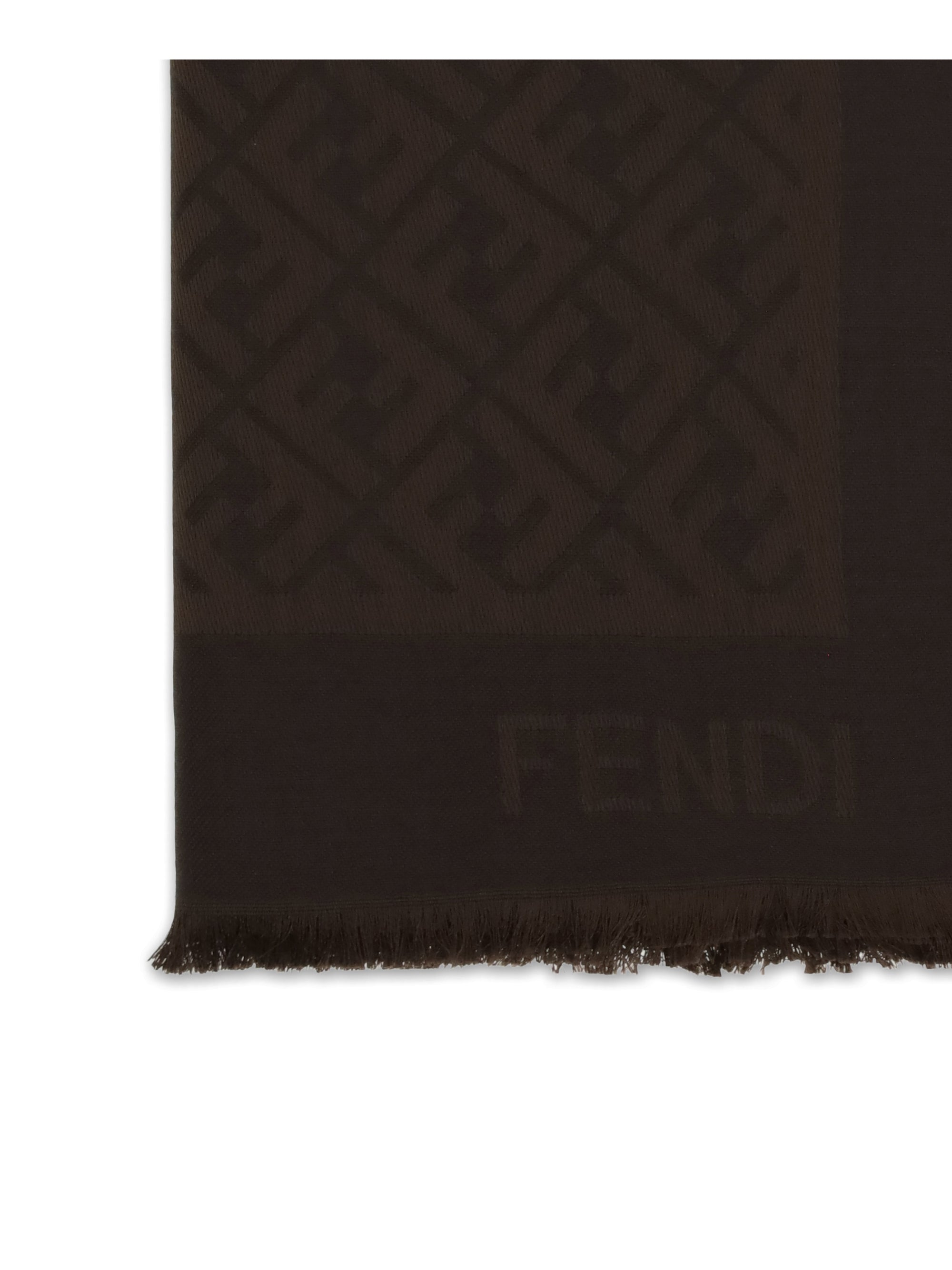 FENDI OS silk ff shawl