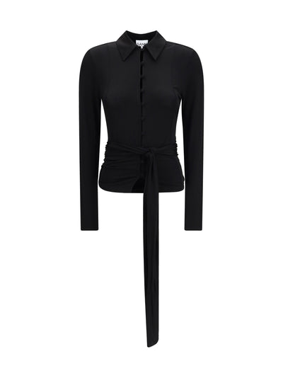 marl mesh shirt