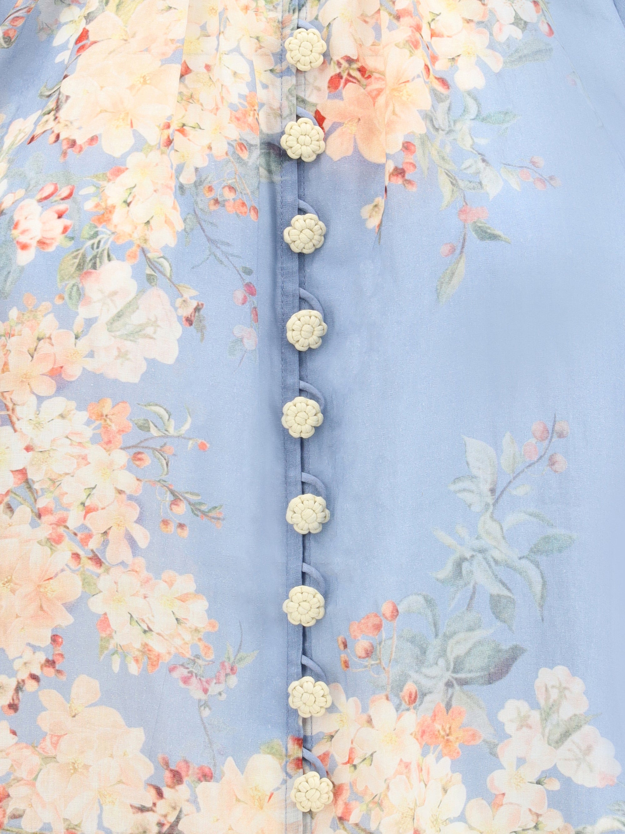 ZIMMERMANN 2 cascadian blouse with puff sleeves