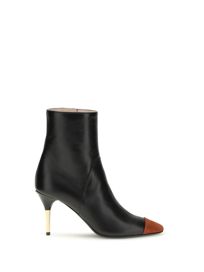 sinead nappa and suede ankle boots