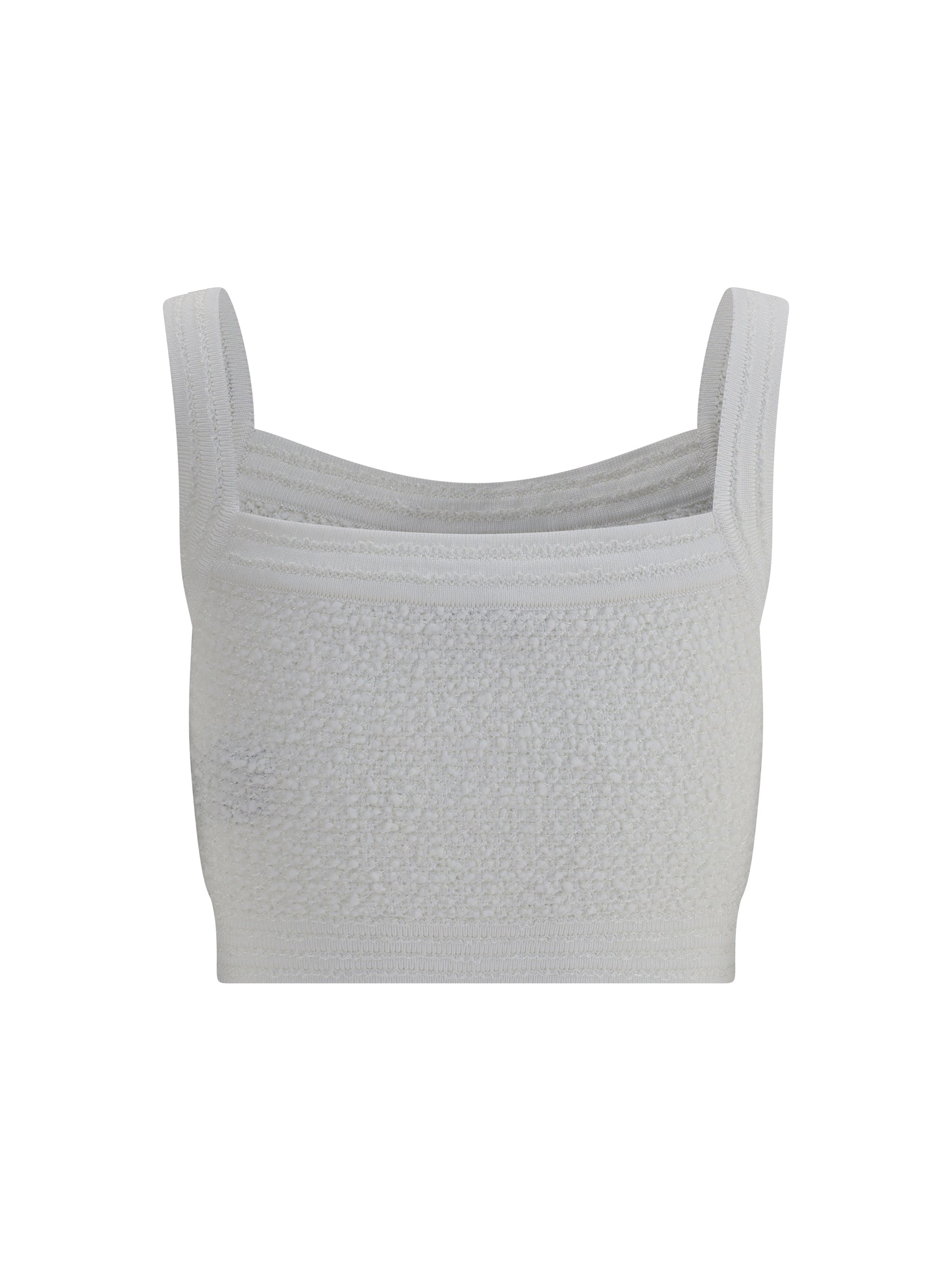 BALMAIN 34 tweed crop top