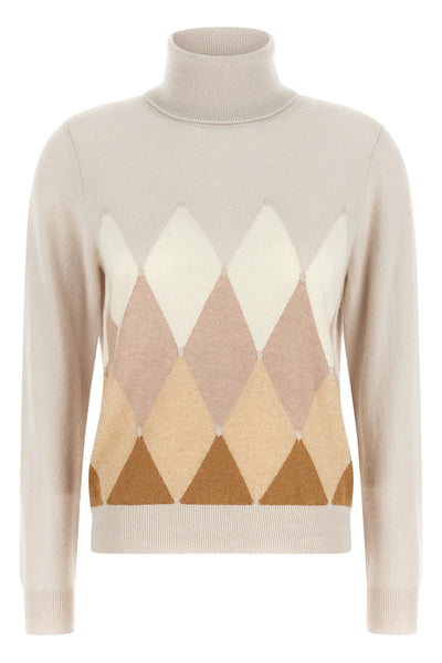 the ballantyne new diamond turtleneck sweater redefines luxury knitwear through