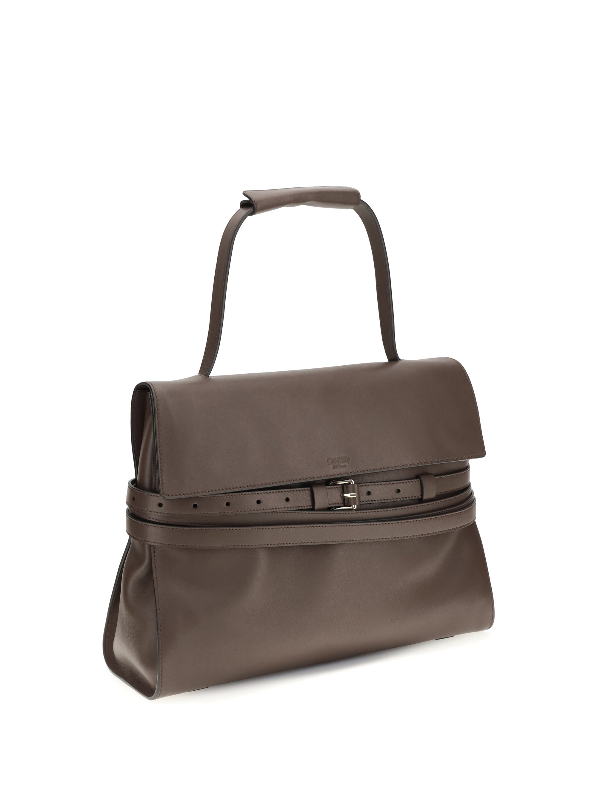 MOSCHINO OS tie me medium handbag