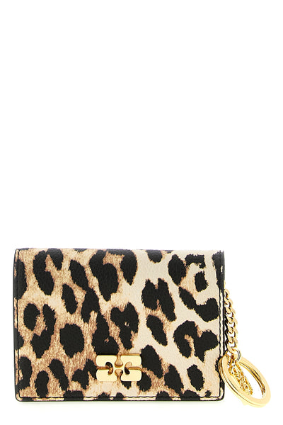 leopard print card holder