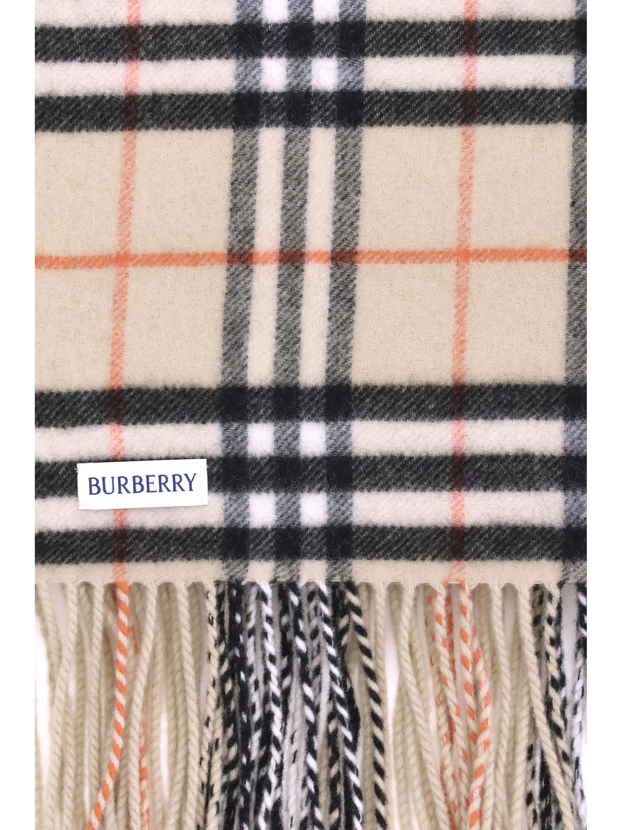 BURBERRY OS check wool blanket
