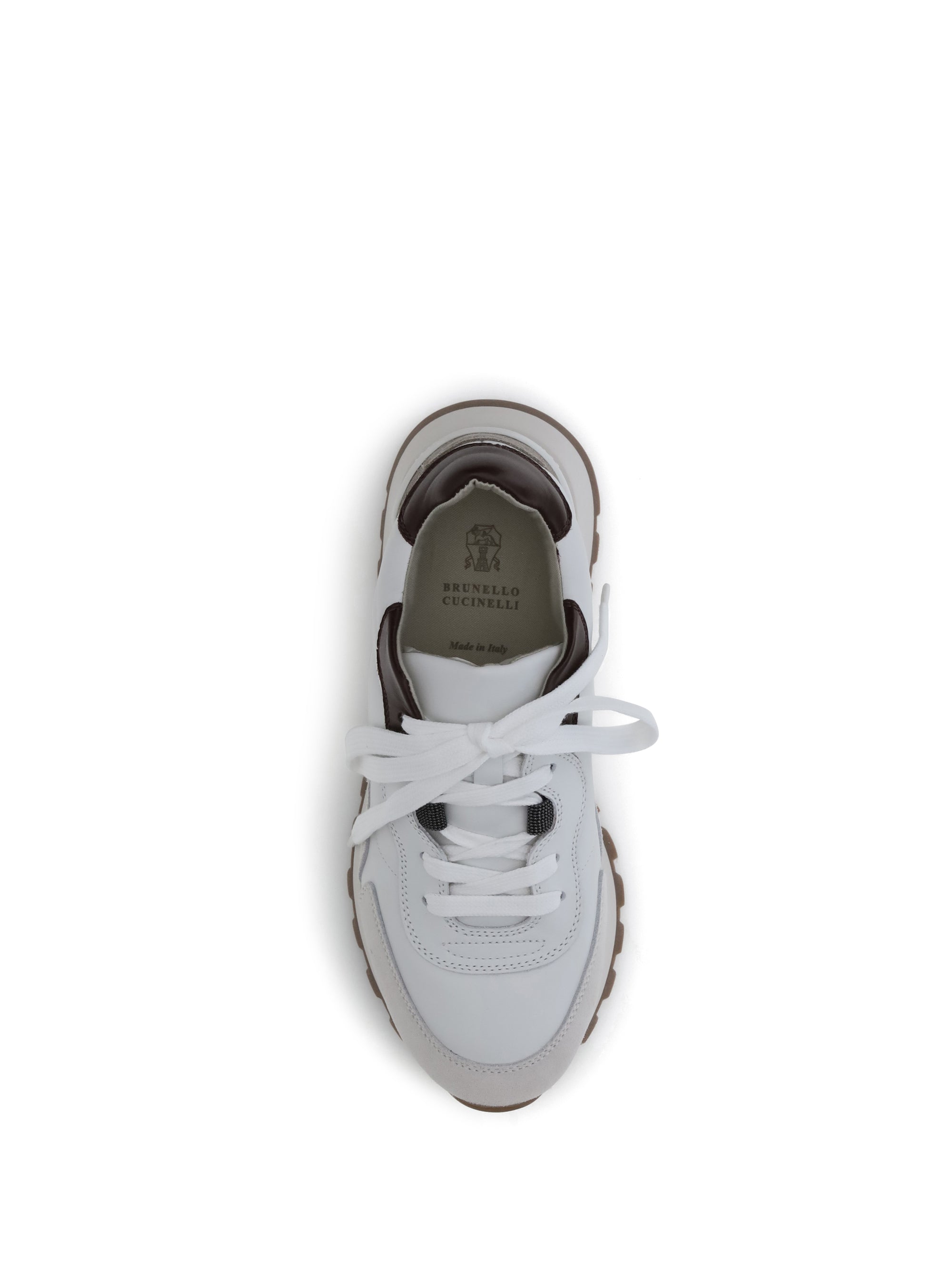 BRUNELLO CUCINELLI 37 leather sneakers with shiny details