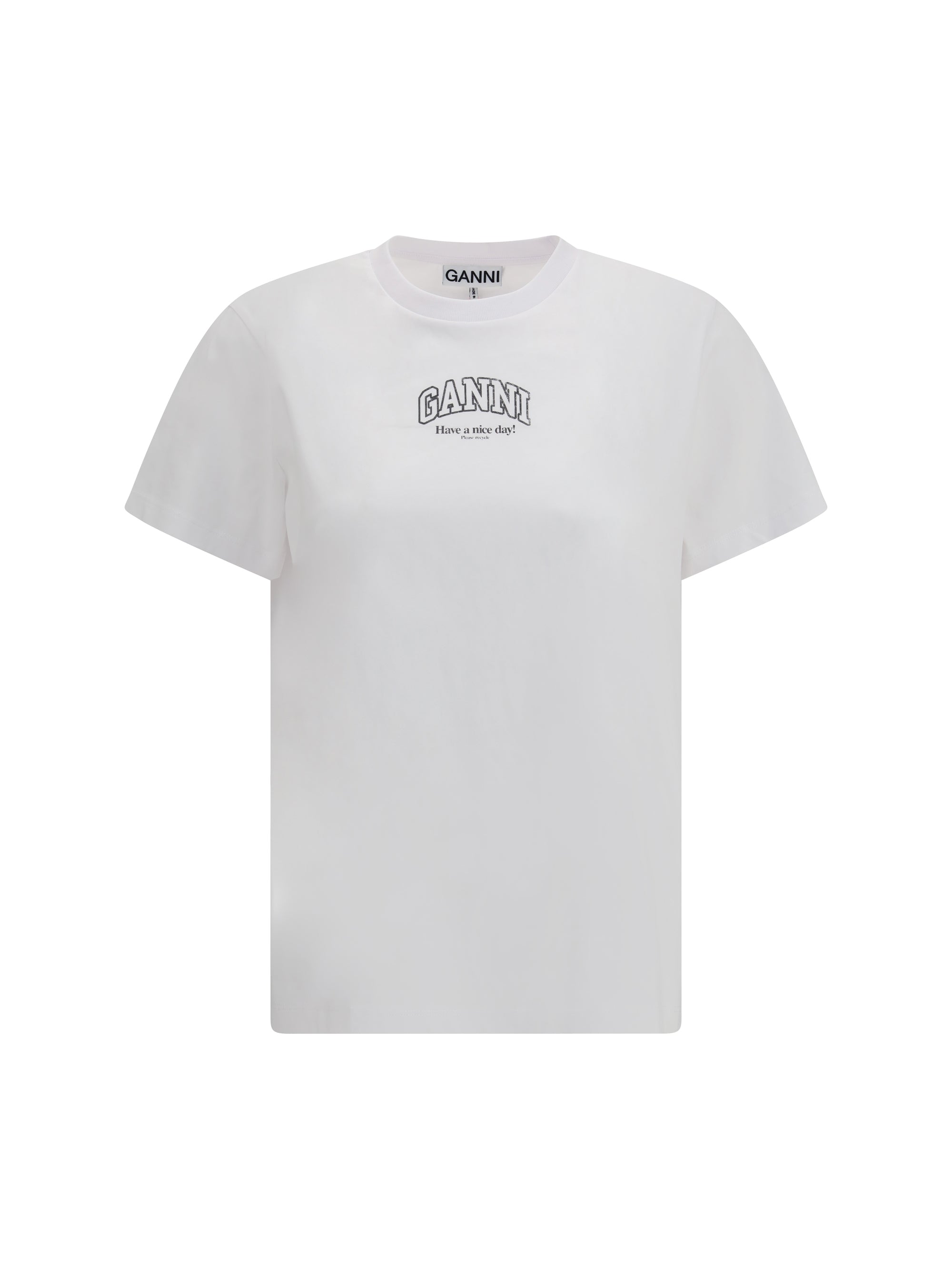 GANNI L crewneck t-shirt