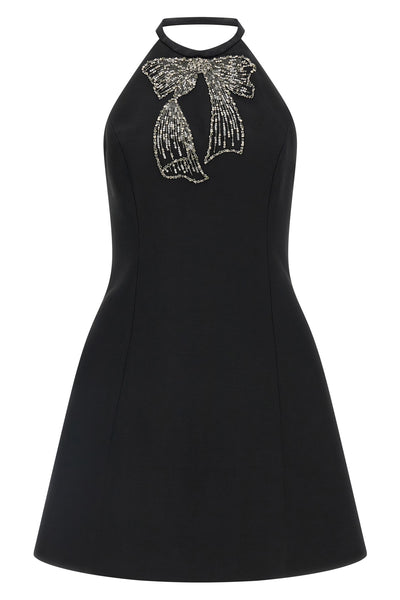 the valentino garavani crepe couture mini dress redefines the codes of the eveni