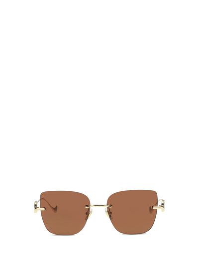 geometric metal sunglasses