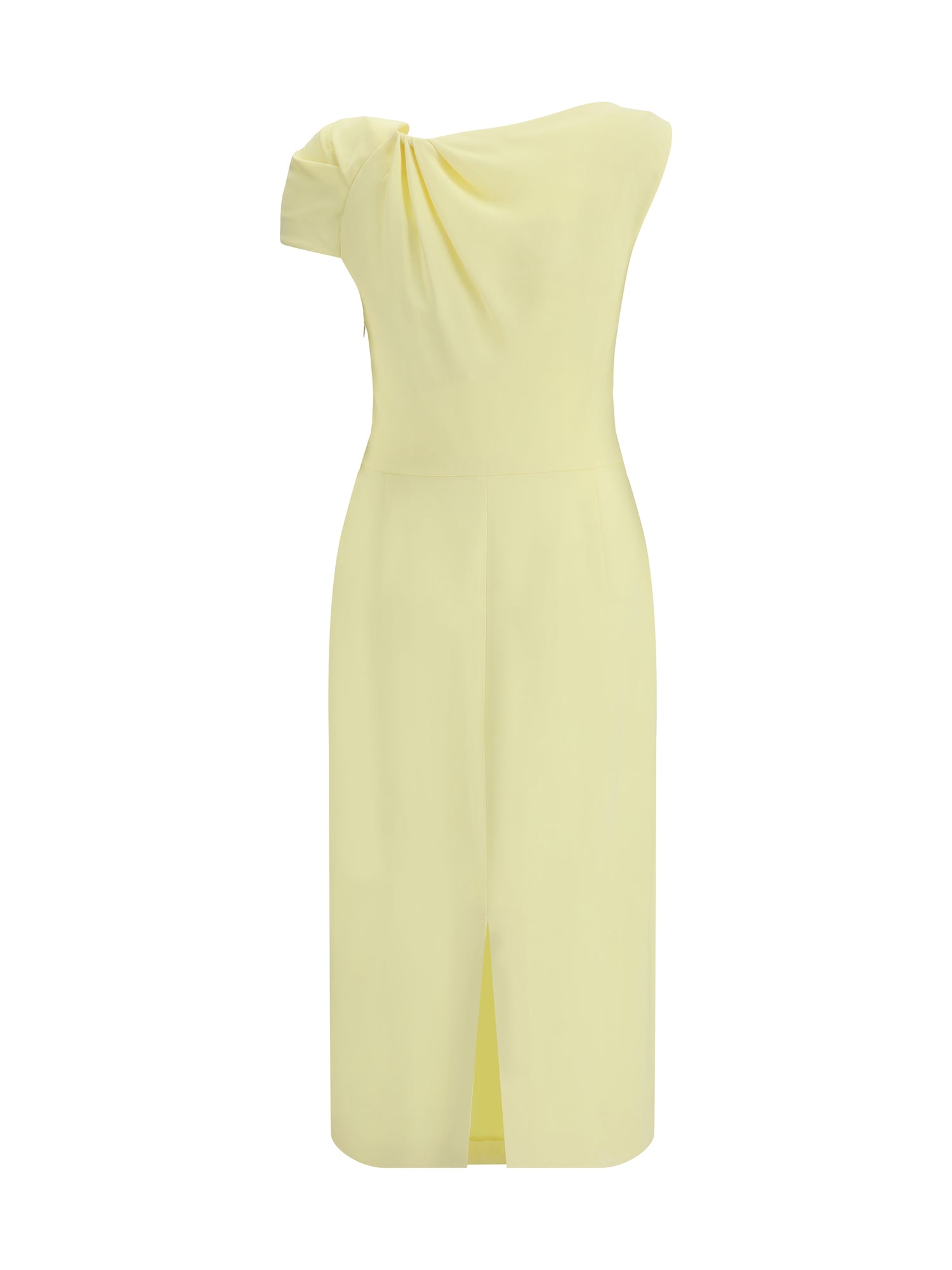 GIVENCHY 38 draped midi cady dress