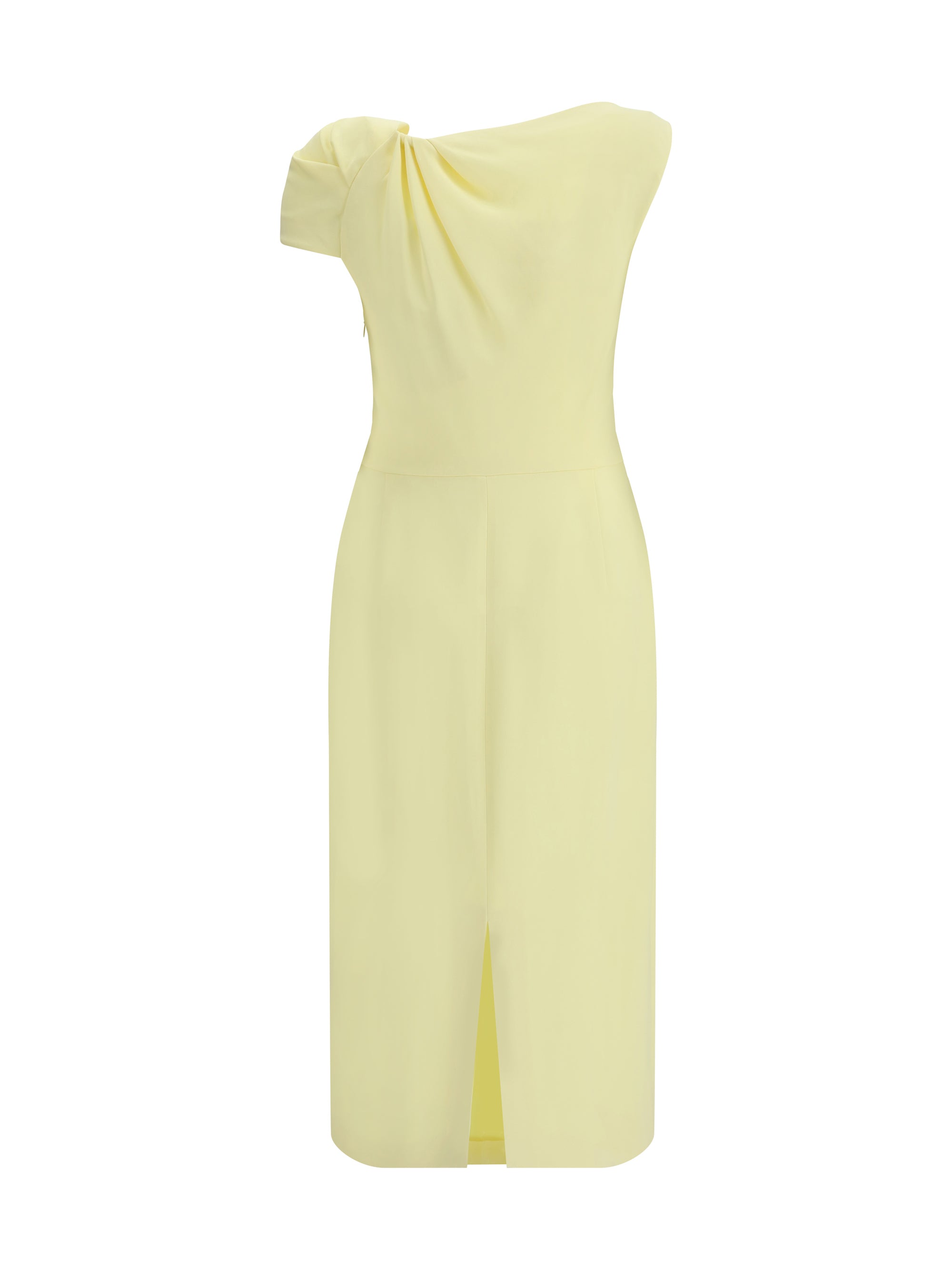 GIVENCHY 38 draped midi cady dress