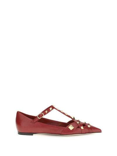 studdy ballerinas in kidskin