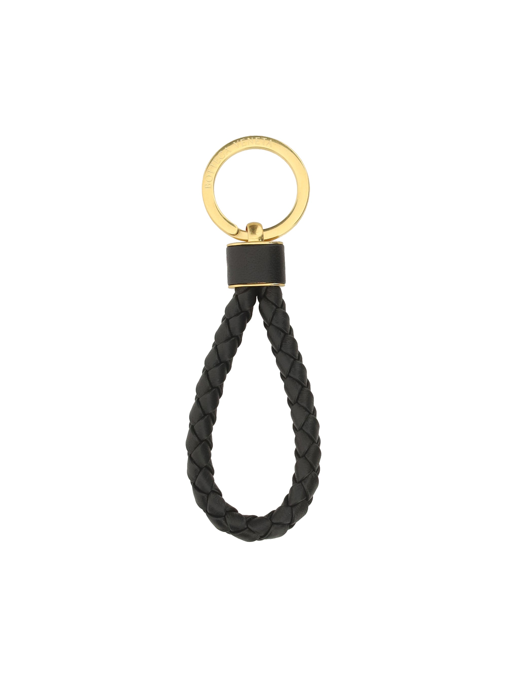 BOTTEGA VENETA OS woven leather key ring