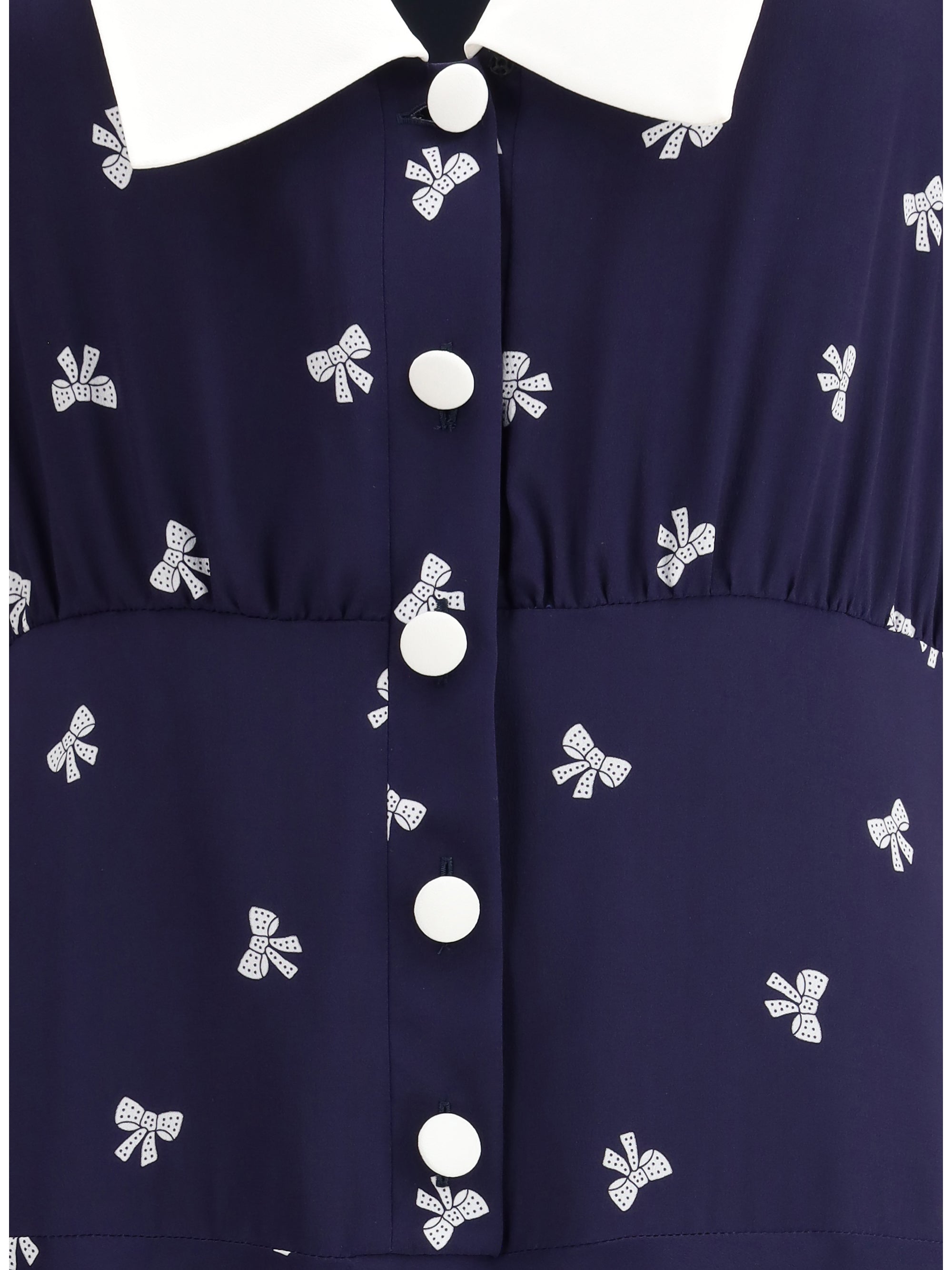 ALESSANDRA RICH 40 bow patterned dress