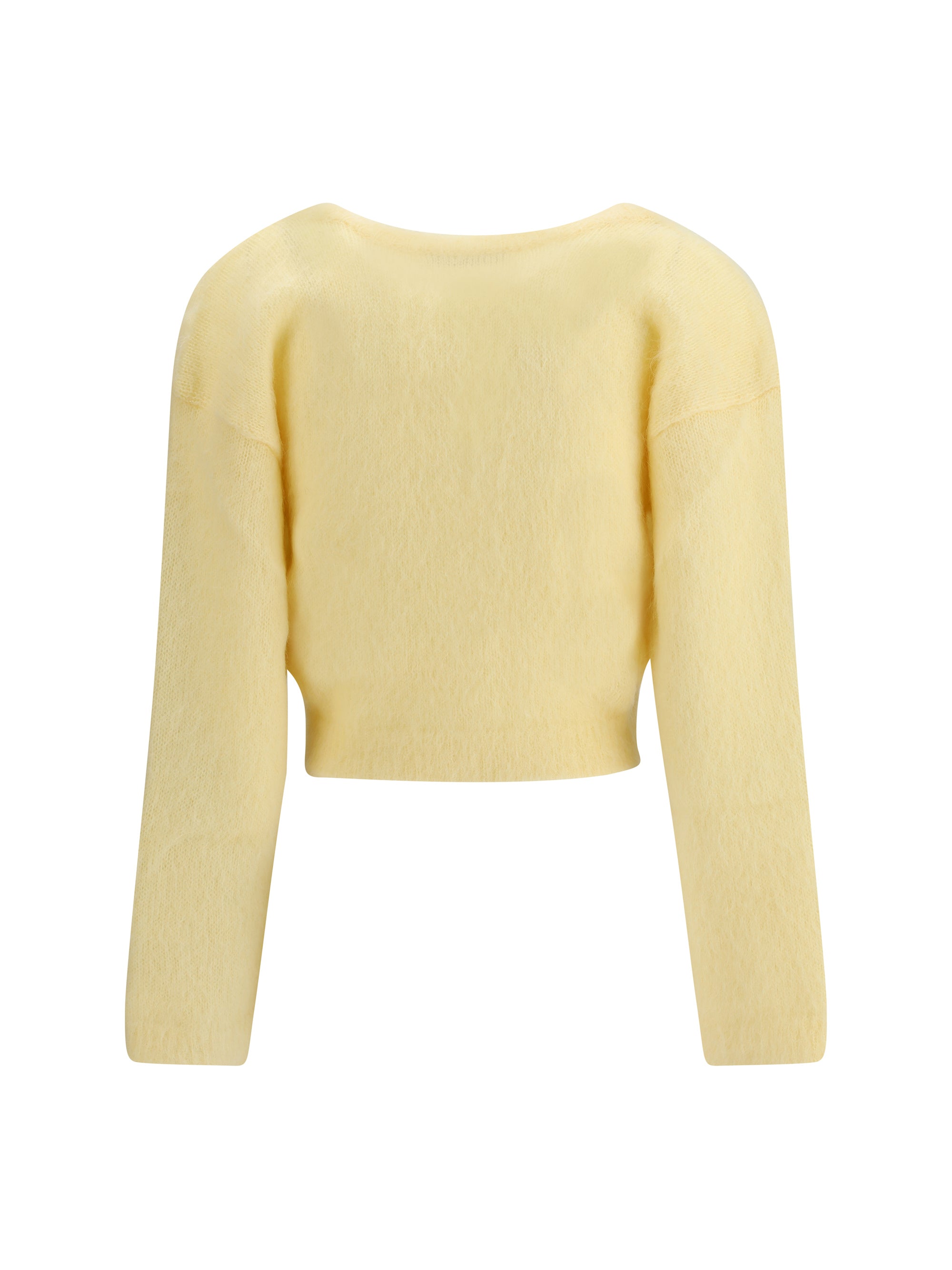 ALESSANDRA RICH 38 mohair cardigan with embroidery