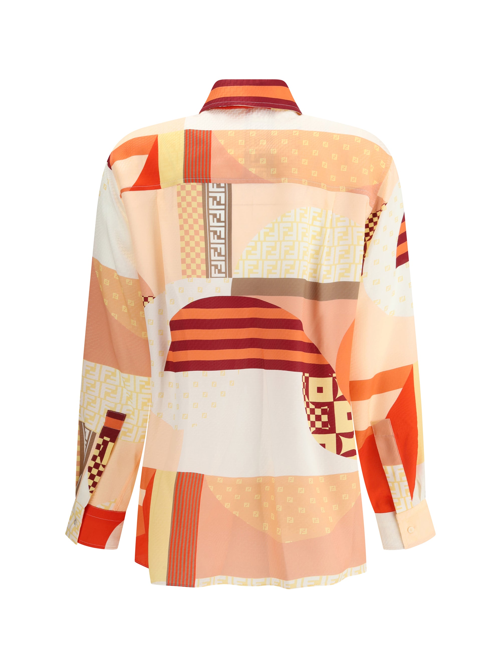 FENDI 42 patchwork shirt