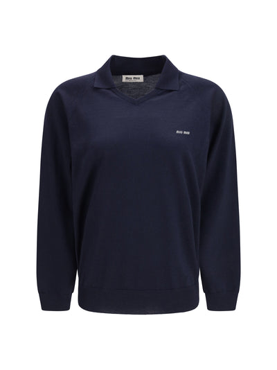 wool polo sweater