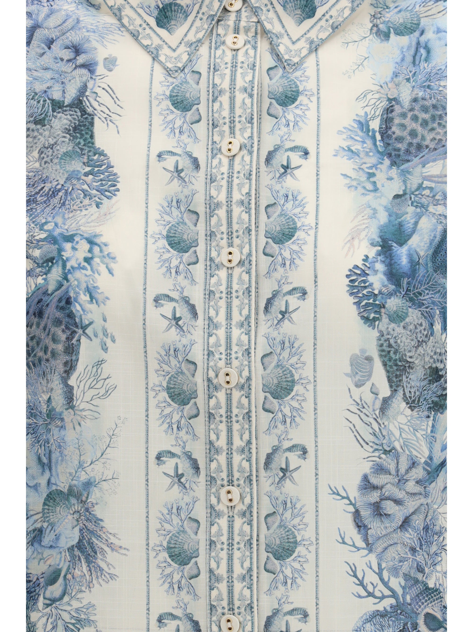 ZIMMERMANN 1 floral-print cotton shirt