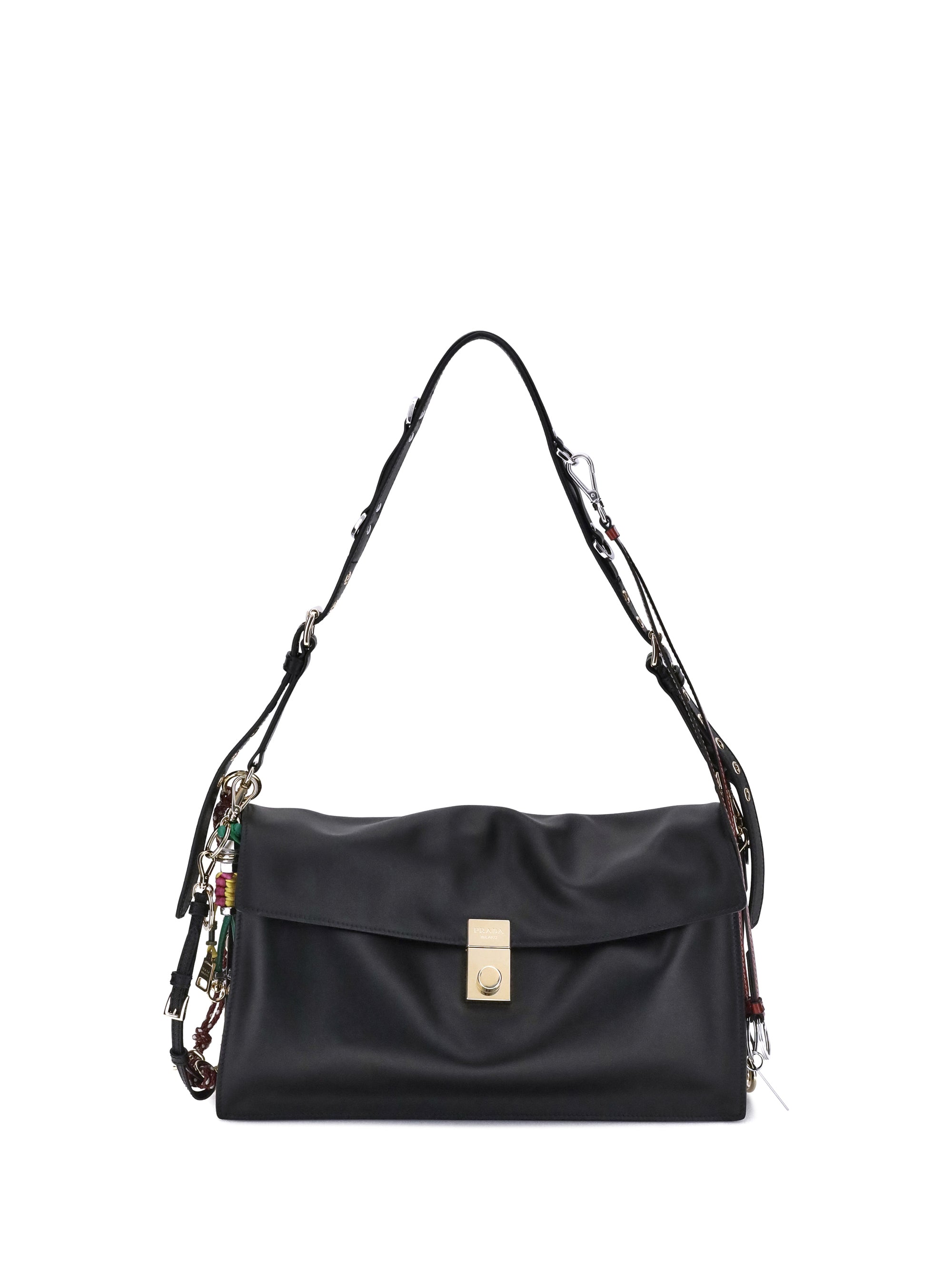 PRADA OS large soft sound shoulder bag