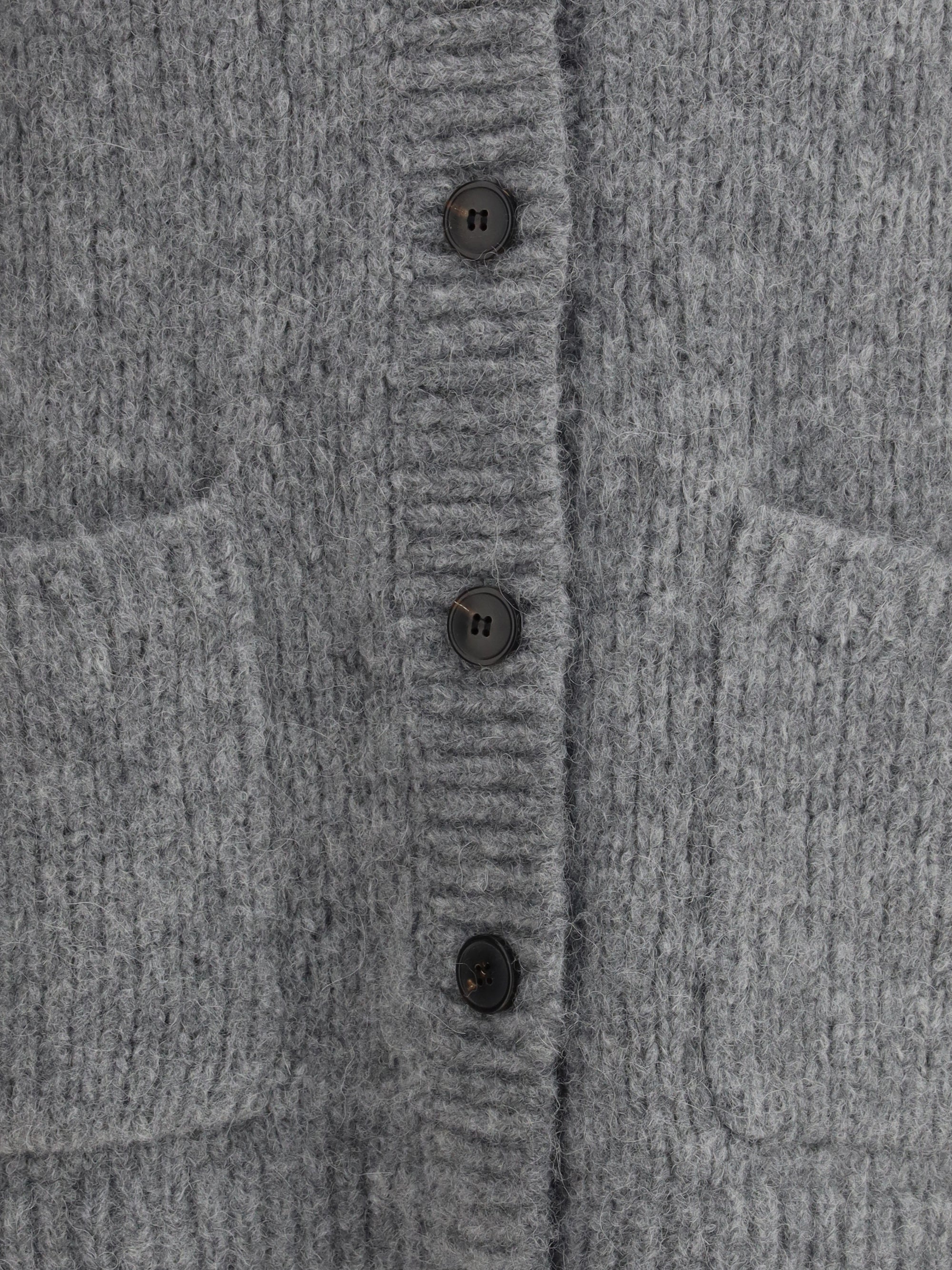 DRIES VAN NOTEN S v-neck alpaca and wool-blend cardigan