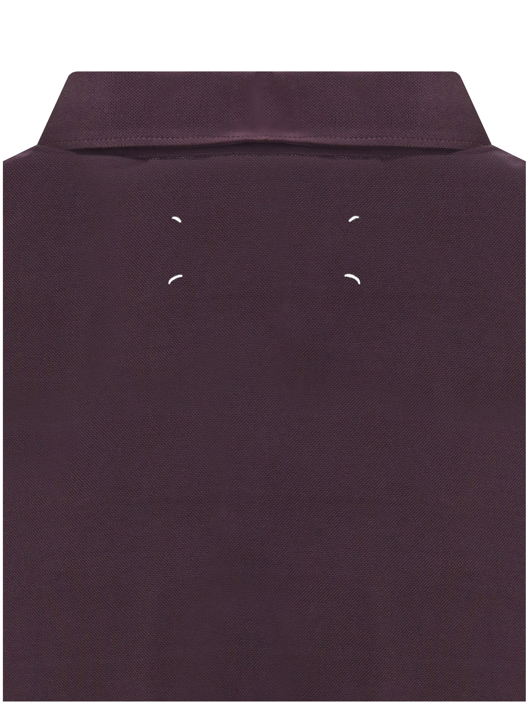 MARGIELA L semi-sheer polo shirt