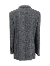 DOLCE & GABBANA 40 double-breasted chevron blazer