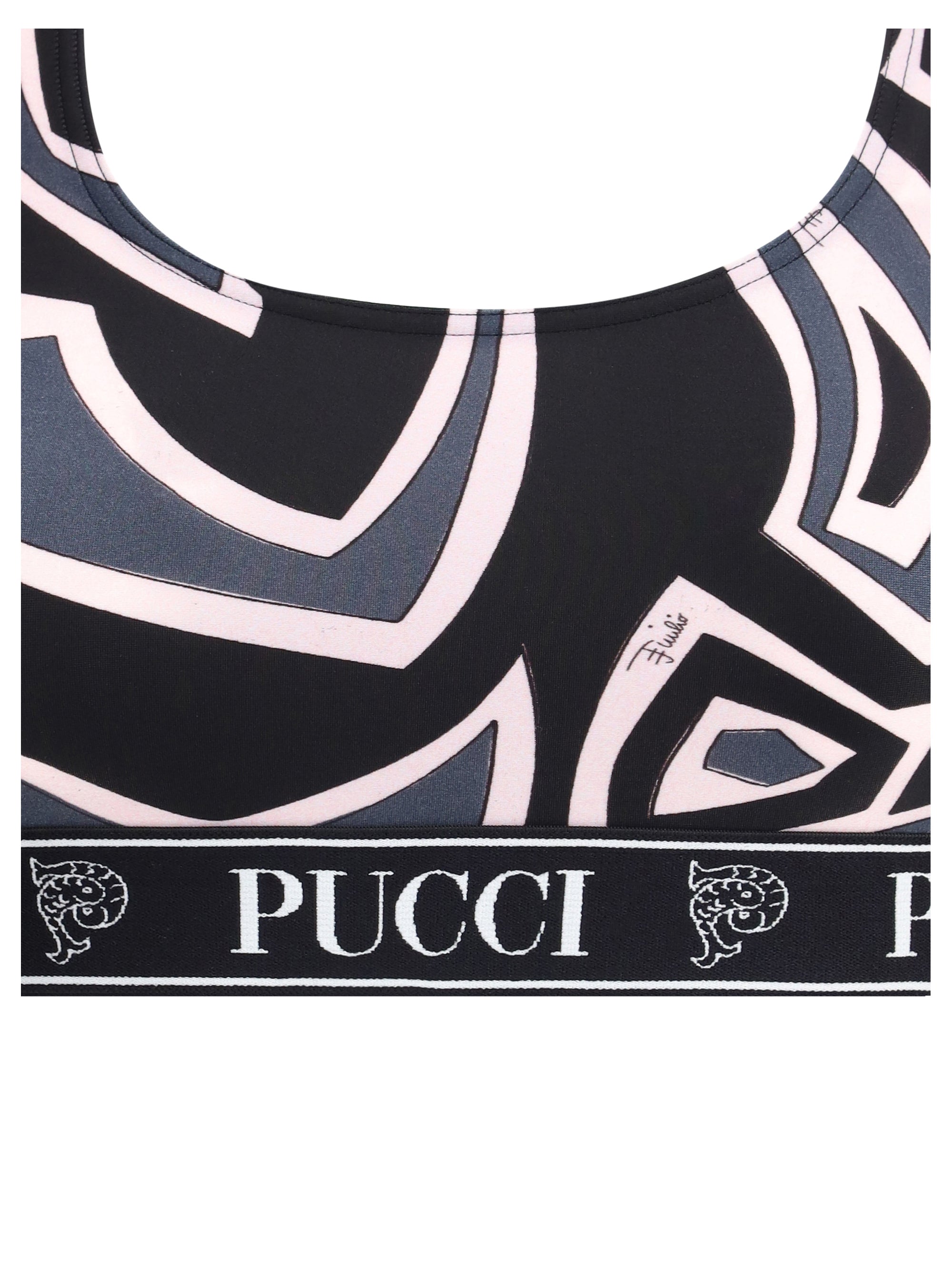 PUCCI M sports bra in lycra