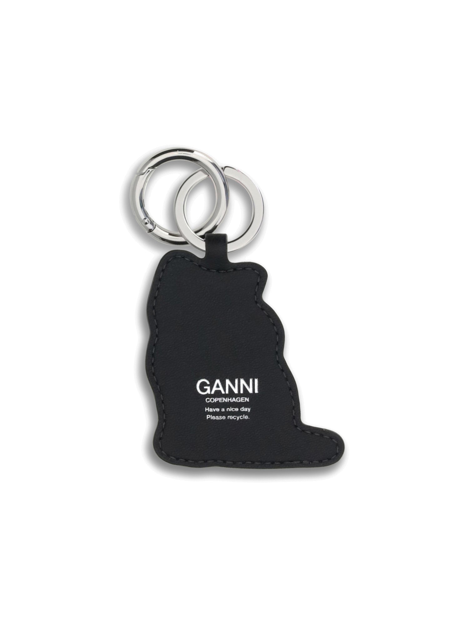 GANNI OS kitty keyring