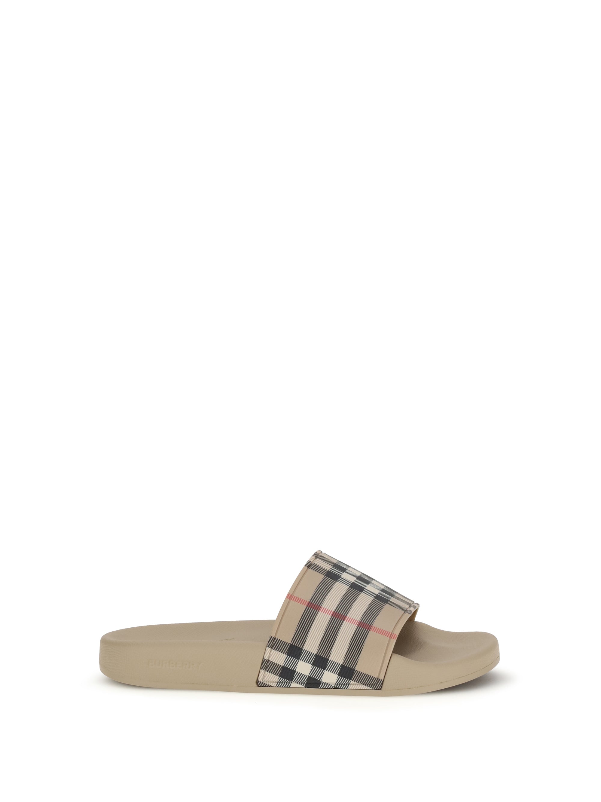 BURBERRY 36 check slippers