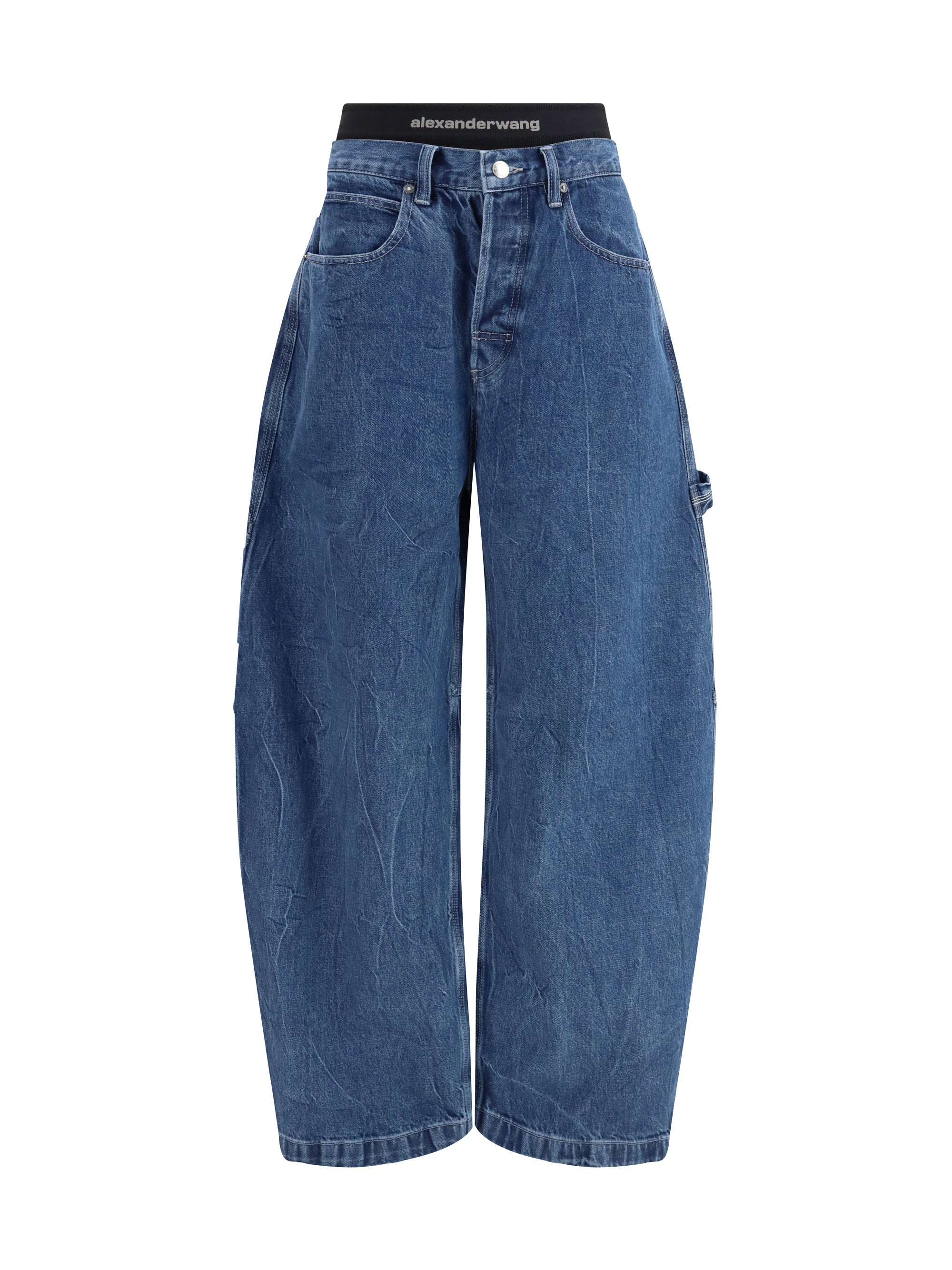 ALEXANDER WANG 25 prestyled mid-rise jeans