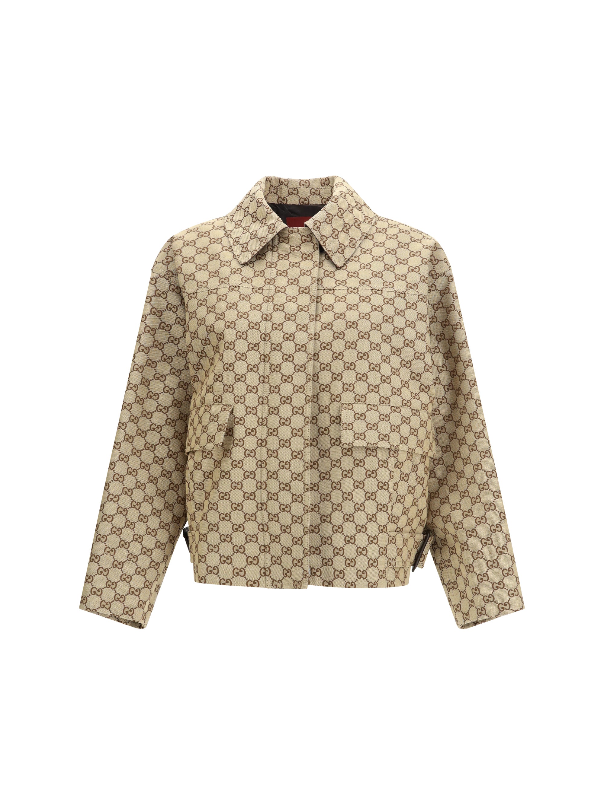 GUCCI 40 gg canvas bomber jacket