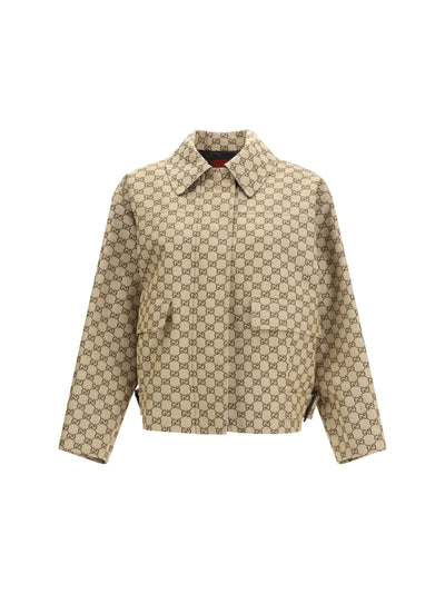 gg canvas bomber jacket