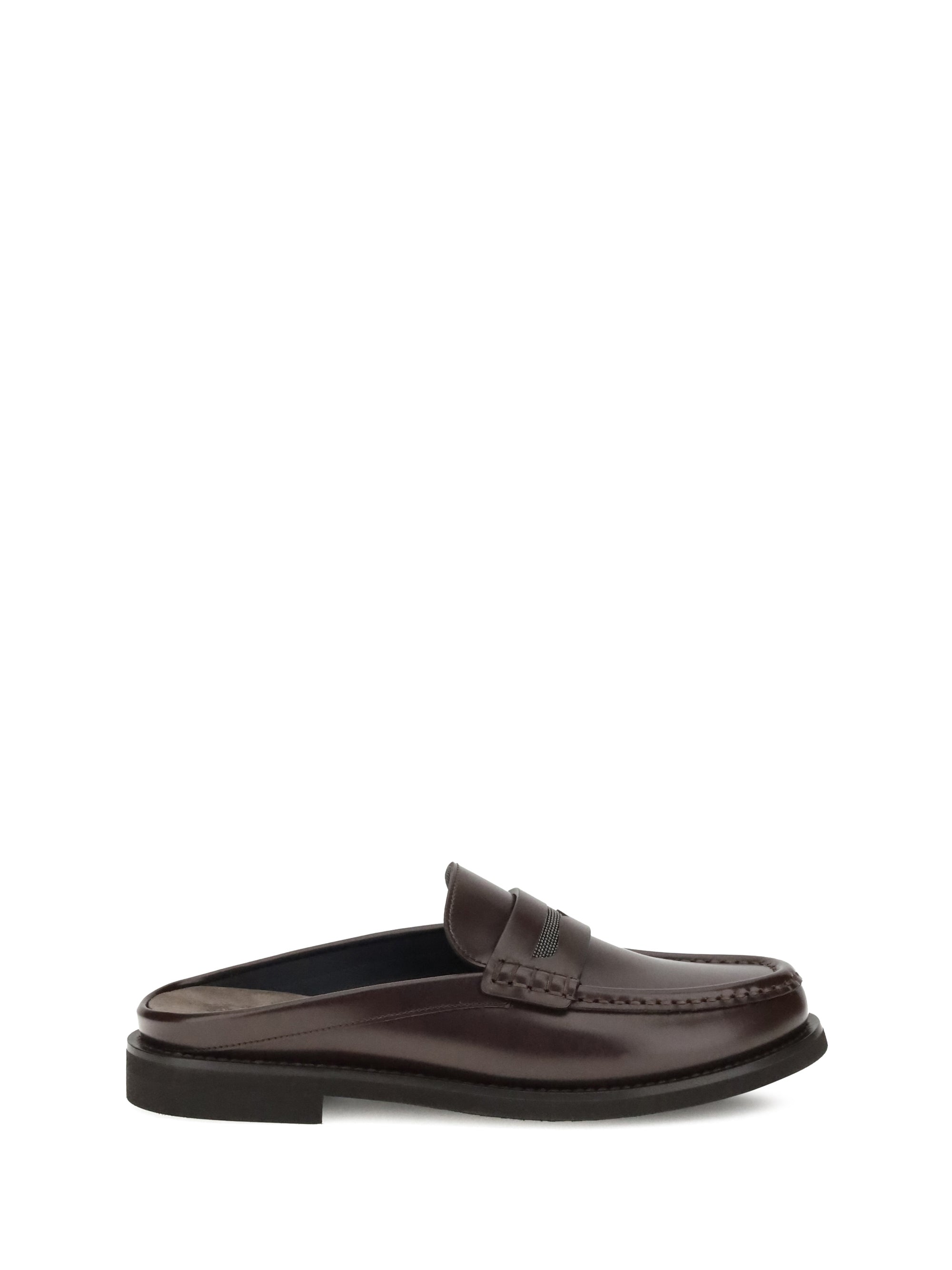 BRUNELLO CUCINELLI 38 sabot loafers