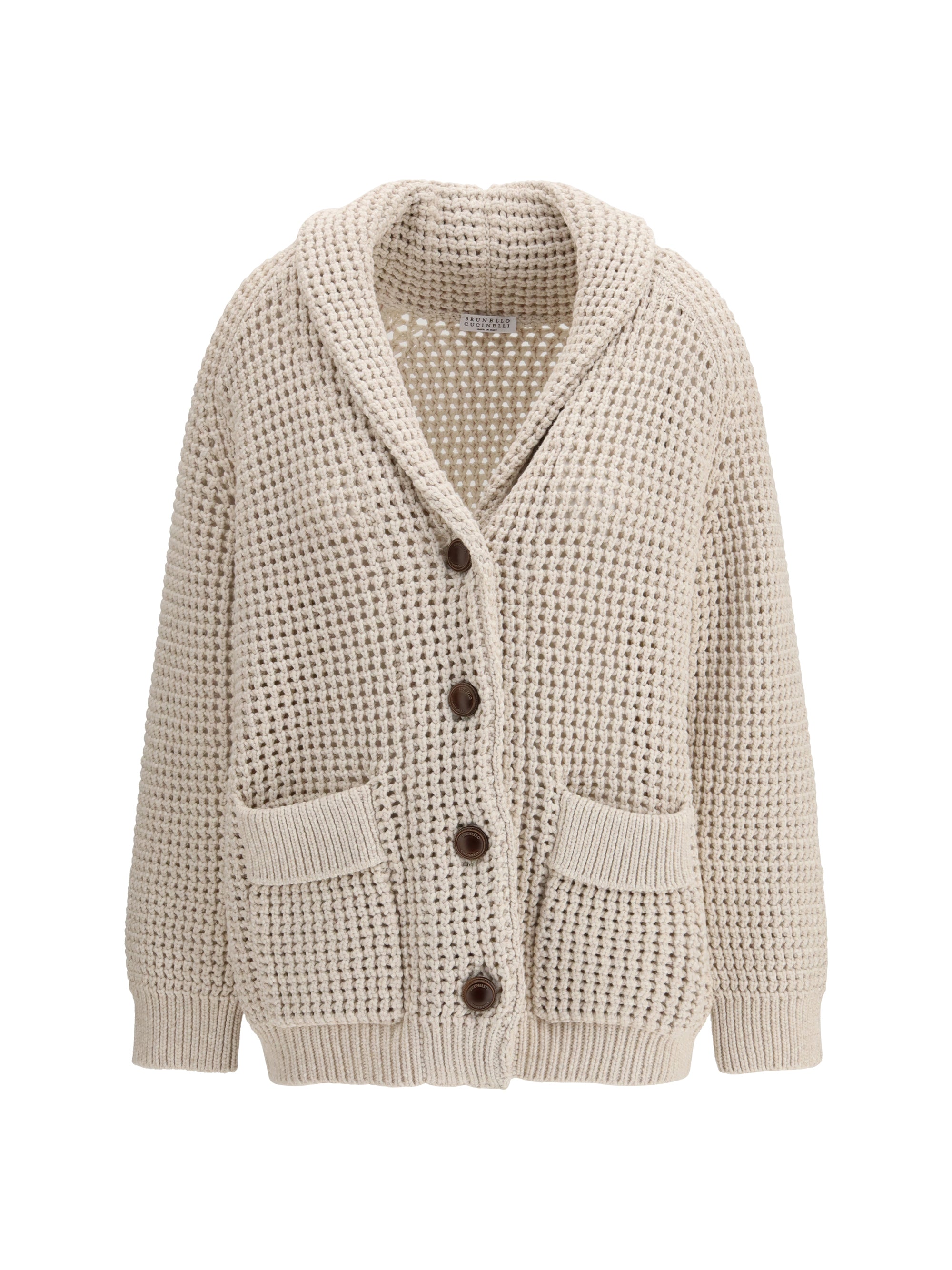 BRUNELLO CUCINELLI S cotton feather cardigan