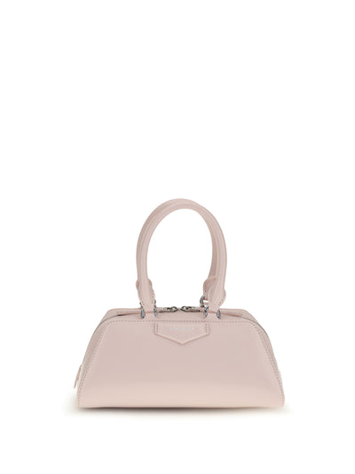 antigona east-west mini leather box handbag