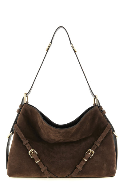 medium suede shoulder bag