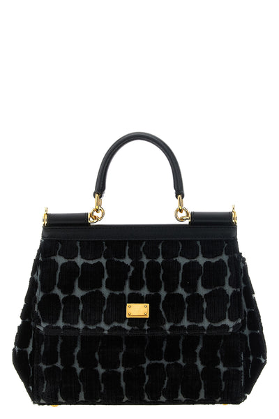 the dolce&gabbana sicily small handbag defines the codes of structured eleganc
