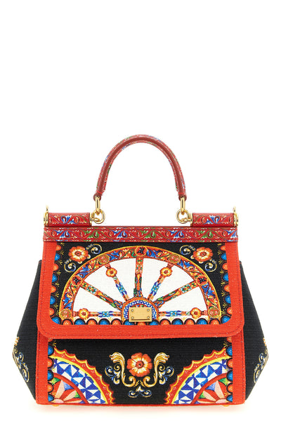 small sicily handbag in stretch mat