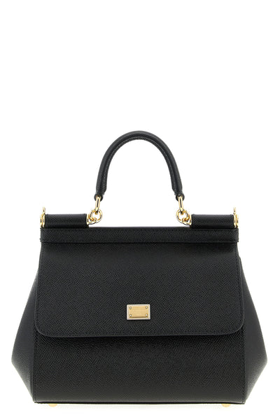 dauphine sicily calf leather medium handbag