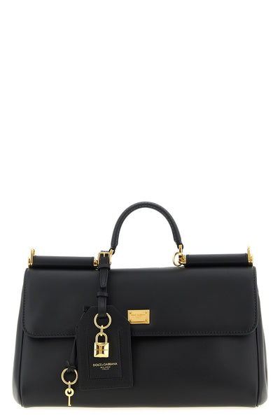 medium my sicily plongé calf leather handbag