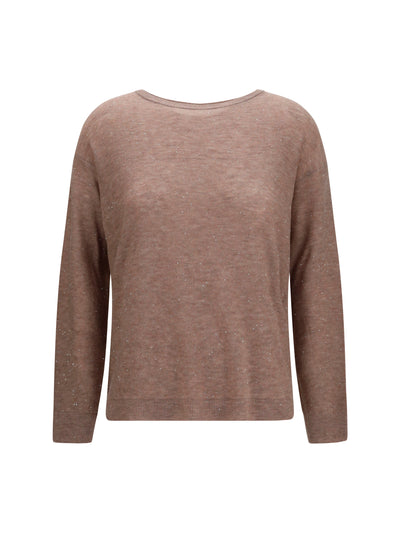 sequin-embellished sweater