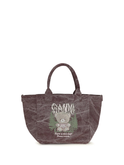 small teddy tote bag
