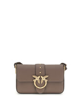 PINKO OS love leather shoulder bag