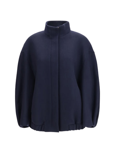 oversized pleated jacket