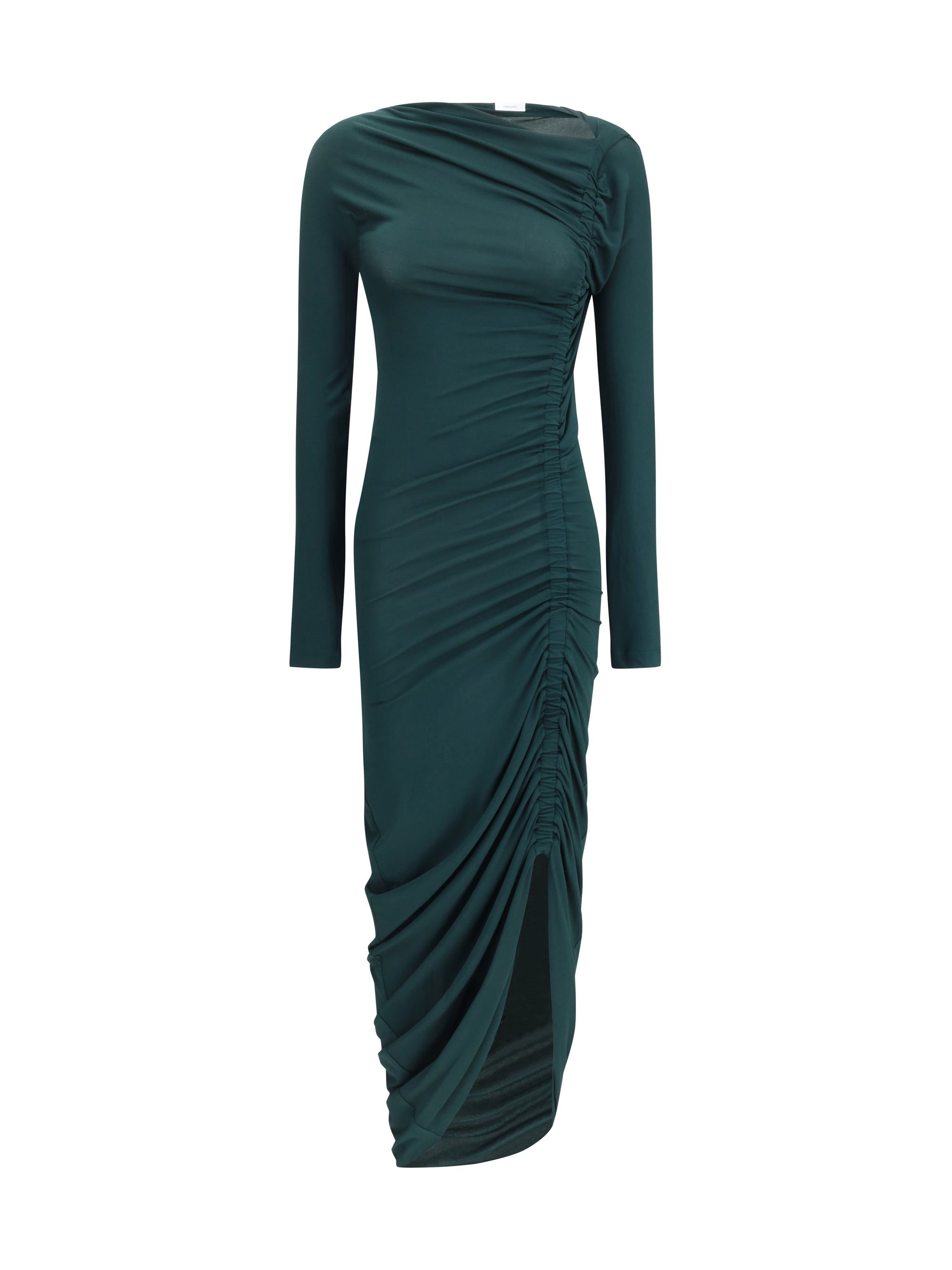 FERRAGAMO 38 draped midi dress