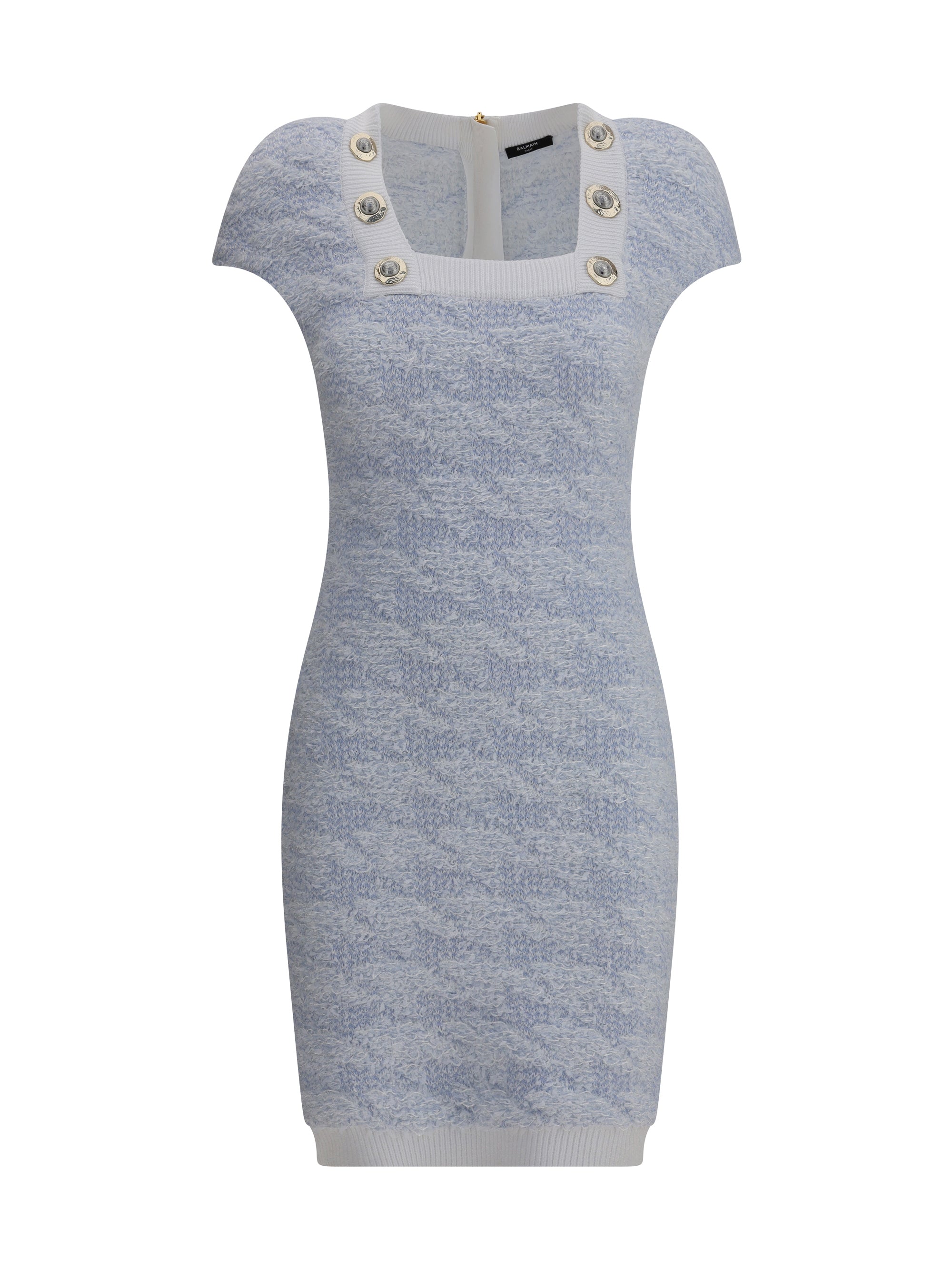 BALMAIN 34 stretch midi dress