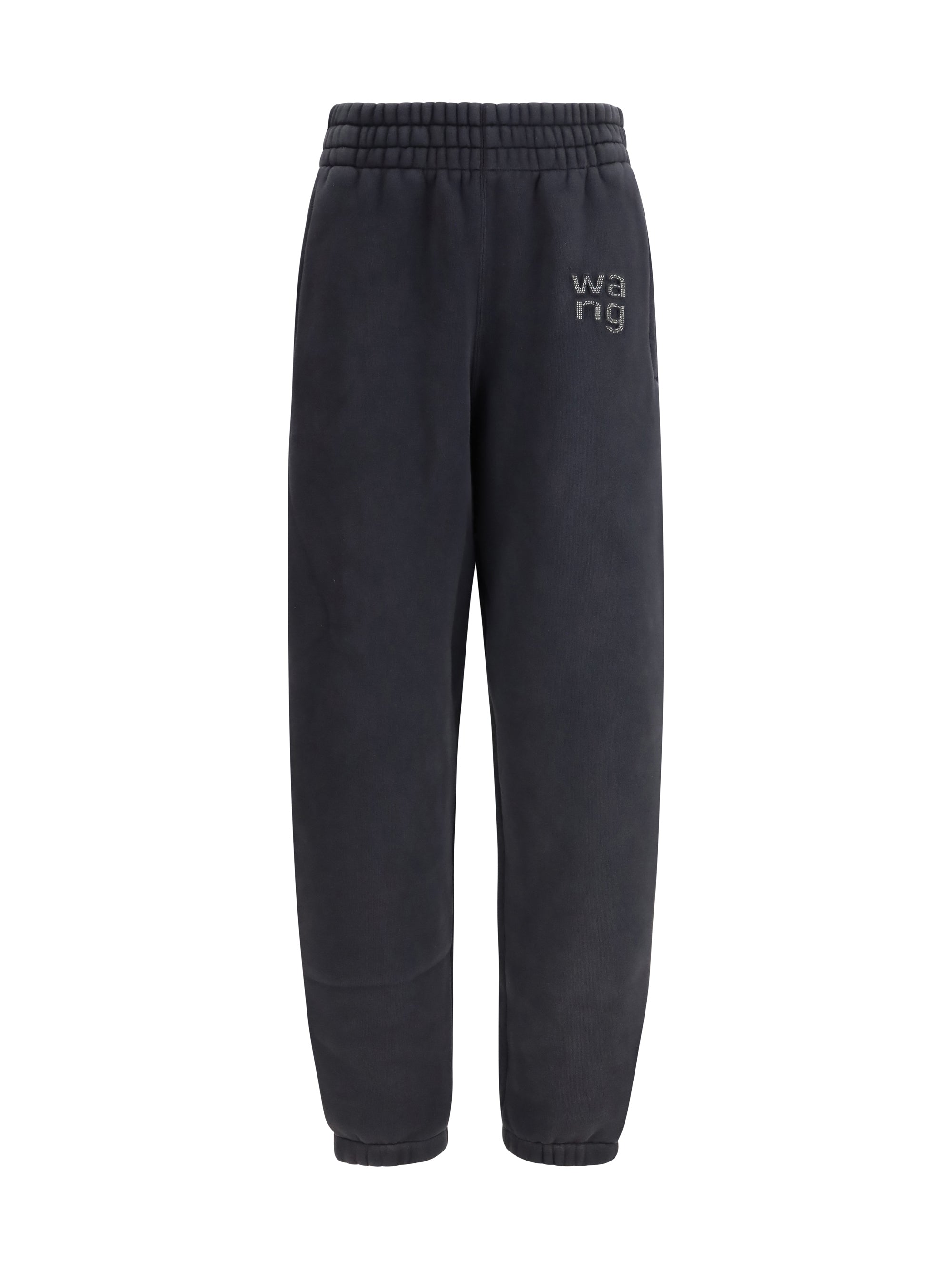 ALEXANDER WANG S sweatpants with raised glitter logo detailing