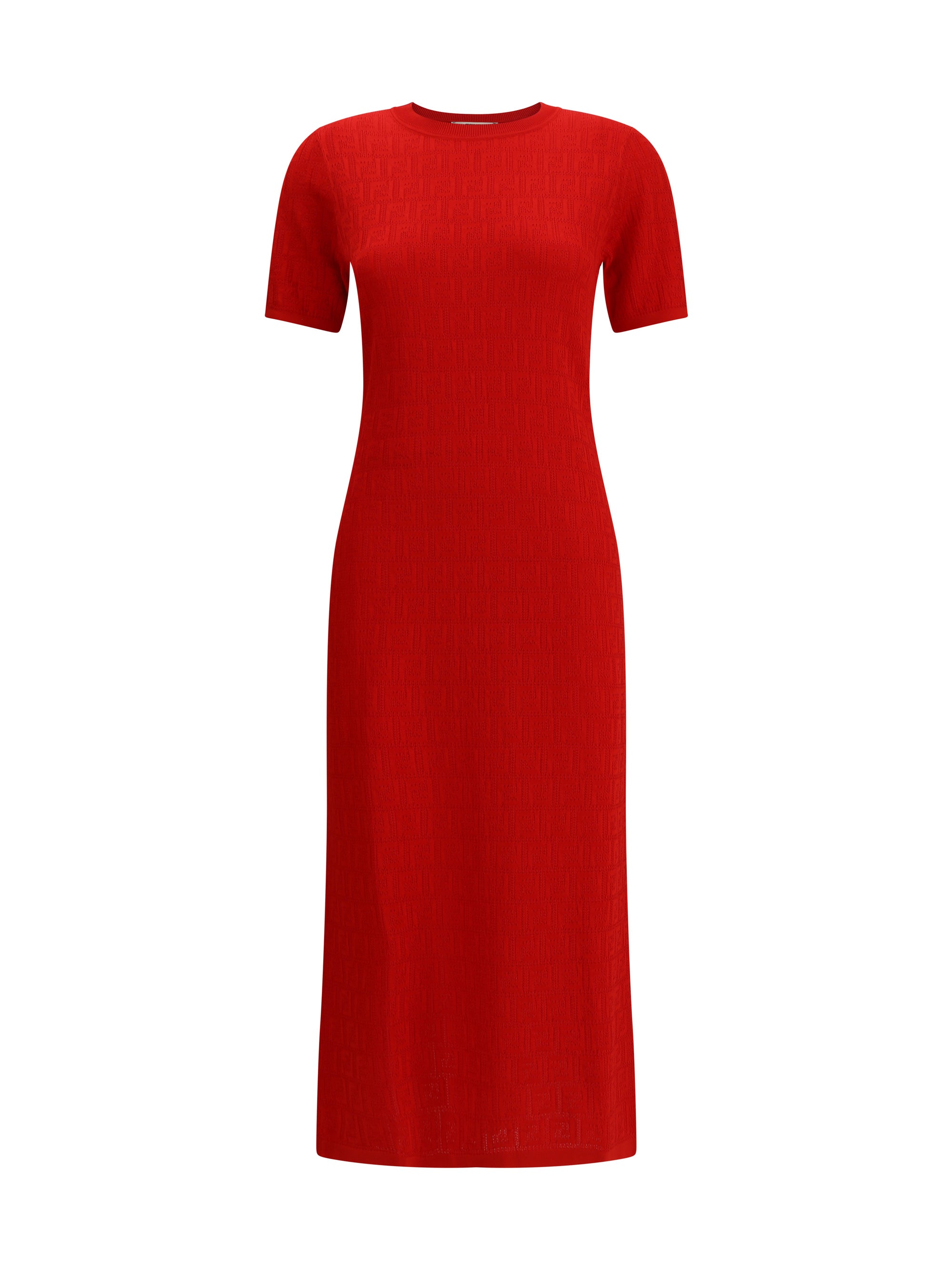 FENDI 40 knitted midi dress