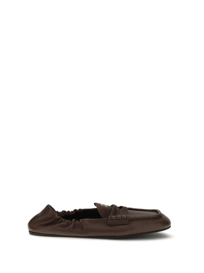 ruches loafers in nappa leather
